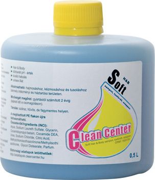 Soft hair&body folyékony szappan 0,5 liter