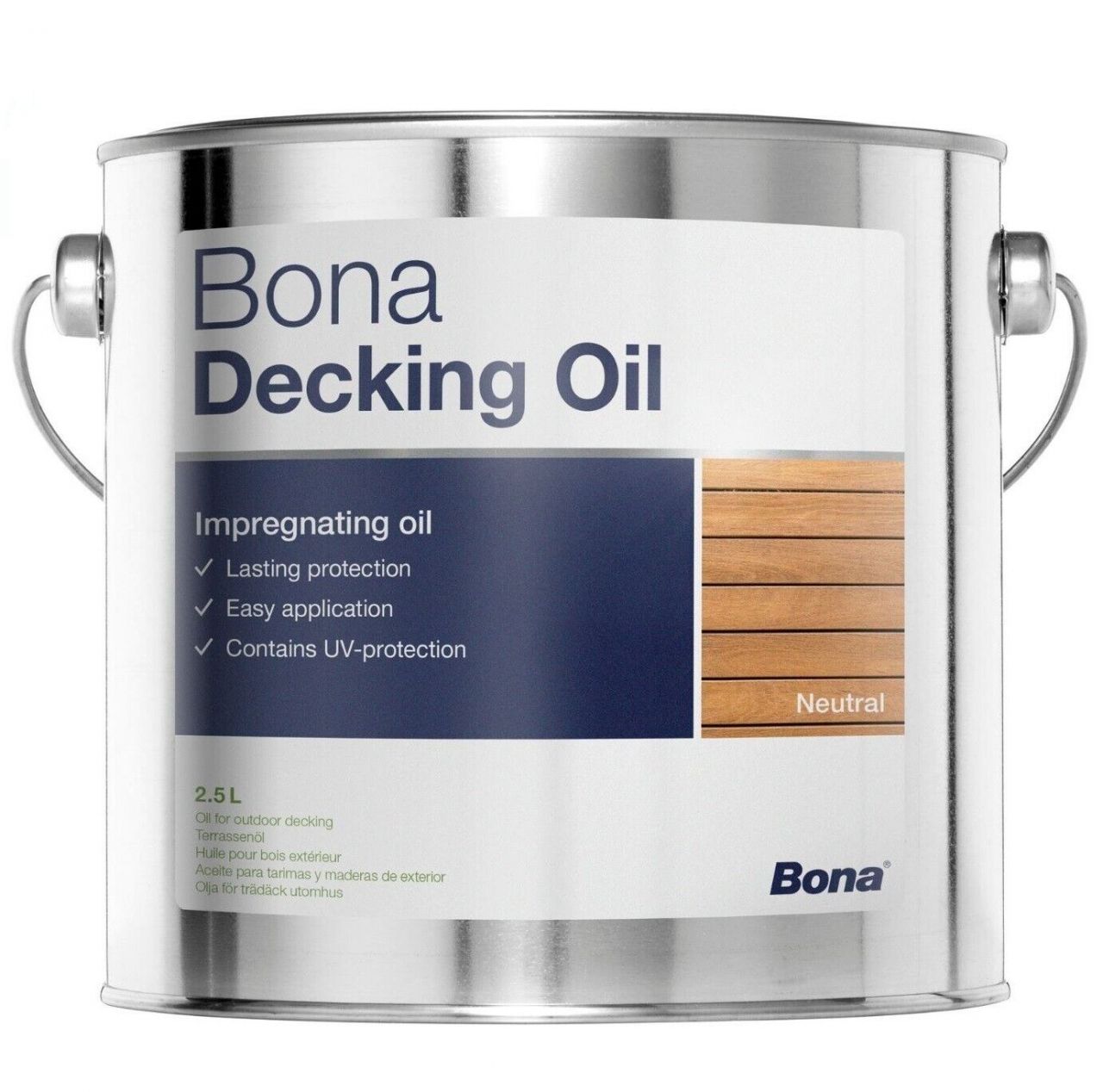 Bona Decking Oil Neutral kültéri teraszolaj 2,5 liter