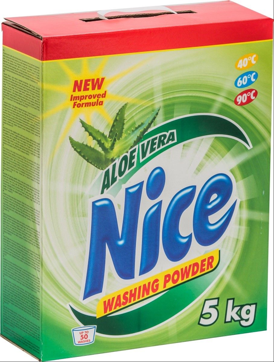 Nice Aloe Vera univerzális foszfátmentes mosópor 5 kg