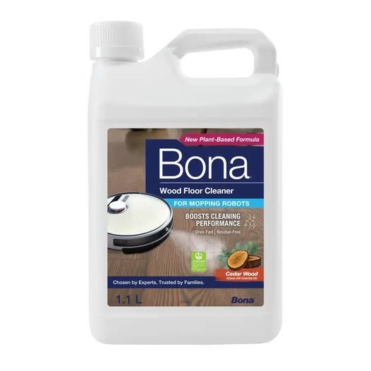 Bona wood floor cleaner for mopping robots 1,1 liter —padló tisztítókoncentrátum, robot és állópo...